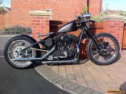 Hardtail Bobber Powered By Photopost Bobber Bobber Bikes Harley Dyna