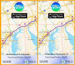 There are multiple routes to travel from philadelphia to washington, dc. Cost Of Tolls From Washington Dc To Philadelphia App Tolls Founding Fathers