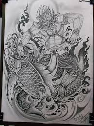 Xăm hình khmer rất thiêng liêng về mặt thẩm mỹ và văn hóa đặc trưng của xứ chùa vàng. Khmer Hanuman Drawing Novocom Top