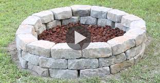 Lava rocks are easy to maintain and give your fire pit a clean, modern look. Fire Pit Project You Can Do In One Hour