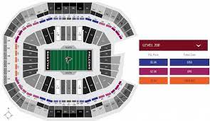 August 26, 2017 seating capacity : Atlanta Falcons Seating Chart Seat Views Tickpick