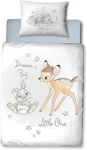 Bambi Babybettwasche Flanell Biber 1 Kissenbezug 40x60 1 Bettbezug 100x135 Cm Kinderbettwasche Disney S Bambi Kl Kinderbettwasche Bettbezug Kissenbezug
