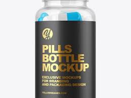Glossy Pills Bottle Mockup Exclusive Mockups