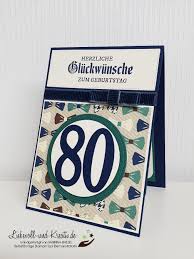 Sicher, günstig und bequem online bestellen! Popup Faltkarte Zum 80 Geburtstag Liebevoll Und Kreativ Handgefertigt Von Und Mit Sabrina Batzel Mit Stampin Up