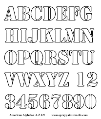 Our free stencil printables come in a wide variety of templates and styles. Template Lettering Alphabet Letter Stencils Printables Alphabet Stencils