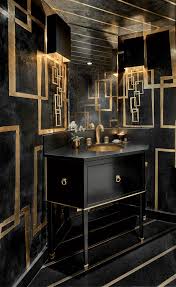 Black And Gold Bathroom Vanity 25 Black Bathroom Design Ideas For Your Renovation Project In 2020 Black And Gold Bathroom Bathroom Design Black Gold Bathroom Decor
