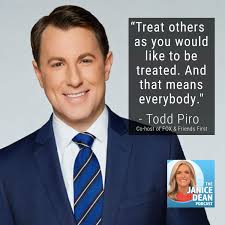 On today's #janicedeanpodcast it's my buddy Co-host of #foxandfriendsfirst,  Todd Piro talking about his career and family life. He details his daily  routine as an early morning television host and father of
