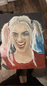 Last but not least…pop art Harley Quinn!!! Last Fabaic jam 😭 Me and  Stetson had so much fun body painting again! ❤️ #elisagriffithcreativeartist