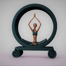Расписание занятий в holi yoga&cafe. Datei Stl Yoga Girl Statue Herunterladen Modell Fur Den 3d Druck Cults