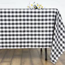 Black And White Checkered Tablecloth Walmart Buffalo Plaid Tablecloth 70 X70 Square White Black Checkered Gingham Polyester Tablecloth Plaid Tablecloth Black Tablecloth Buffalo Plaid