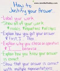 Teaching Students How To Justify Answers In Math Teaching