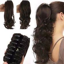 Easy ,quick hairstyle using clutcher in hindi. Buy Blackbond Step Cutting Plastic Clutcher Synthetic Straight Curls Ponytail Hair Extension Wig For Women Black 22 Inch Online At Low Prices In India Amazon In