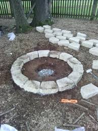 How to build a firepit with castlewall block : 40 Inch Inner Diameter Retaining Wall Fire Pit 110 5 Steps Instructables