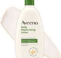 Aveeno Daily Moisturizing Body Lotion, Fragrance-Free, 18 fl. oz