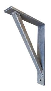 Heavy duty steel support brackets. Large Straight Bar Iron Angle Bracket Shoreline Ornamental Iron