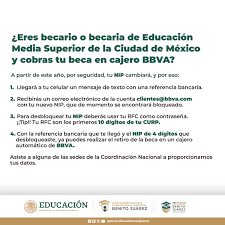 ¿quién puede solicitar y cuáles son los requisitos para la beca benito juárez? Beneficiarios De Becas Benito Juarez De Cdmx Que Cobran En Bbva Deben Cambiar Su Nip Y Actualizar Datos