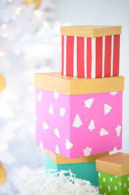 But this one was my favorite! Diy Painted Gift Boxes Damask Love