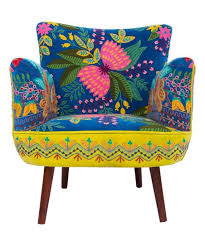 Check out target.com to find furniture & styling. Karma Living Blue Yellow Floral Accent Chair Best Price And Reviews Zulily