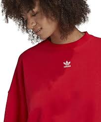 adidas Originals Women's Adicolor Essentials Fleece Sweatshirt, Medium Grey  Heather, X-Large : Amazon.com.au: Clothing, Shoes & Accessories