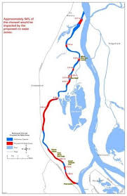 Opponent's maps show proposed Multnomah Channel speed restrictions