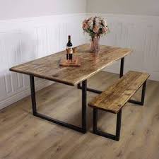 We will build out of most woods and styles,we love to work with natural edge cedar and walnut. Industrial Dining Table Rustic Solid Kitchen Reclaimed Chelsea Handm Shabby Bear Cottage
