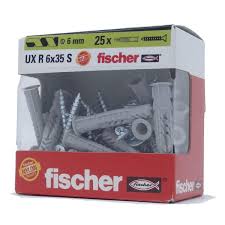 Maybe you would like to learn more about one of these? Taco Nylon Ux R 6x35 S Caja X 25 Tacos Y 25 Tornillos F