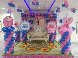 How to make a balloon arch do it your self. Baby Shower Balloon Decoration Ideas Partyyar 24 7 Home Delivery