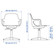 Odger Swivel Chair White Beige Ikea Swivel Chair Ikea Beige