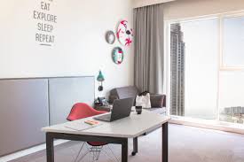 The desk takes up too much room. Rove Hotels And Letswork Launch An Office Room Day Pass Design Middle East