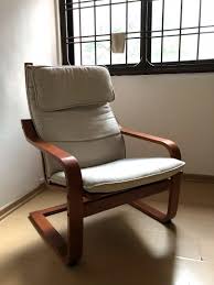 Ikea poang armchair natural cushion. Ikea Poang Armchair Furniture Tables Chairs On Carousell