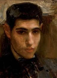 Retrato del pintor Francisco Posada Moreno by Cecilio Plá y Gallardo