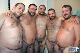 Spanish Bears Bukkake Gangbang