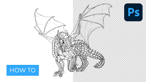 This workspace will allow you to make all your selections. Remove The White Background From Line Art In Adobe Photoshop Youtube