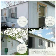 Mobile Home Exterior Before After Relooking Mobil Home Decoration De Mobil Homes Maisons Exterieures