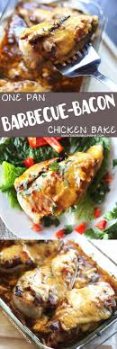 Barbecue Bacon Chicken Bake One Dish Easy Dinner Recipe The Pinning Mama