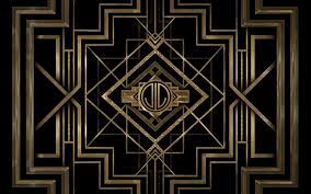 J J Gatsby Monogram Wallpaper Art Deco Wallpaper Art Deco Pattern Art Deco