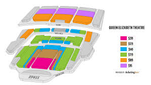Vancouver Queen Elizabeth Theatre Seating Chart English