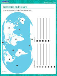 Continents And Oceans Worksheet Download Education World Continents And Oceans Geography Worksheets Geography Lessons