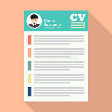 Now, you can customize your cv using professional layouts and graphics from adobe spark post. Curriculum Vitae Or Cv Application Paper Sheet Stock Vector Illustration Of Poster Career 111021394