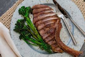 Homepage > killer tested barbecue and grilling recipes > pork chops, pulled pork, ham, and more pork recipes > going whole hog: Grilled Pork Tomahawk Steaks Trailer Life