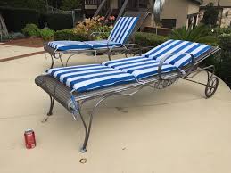 Check spelling or type a new query. Pair Of Metal Wrought Iron Chaise Lounge Outdoor Chairs With Cushions