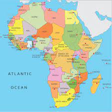 Africa Map With Capitals Africa Continent Map Africa Map Egypt Map