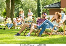 See more ideas about backyard party, party, backyard. Having Fun At Backyard Party Young Friends Having Fun At Backyard Barbecue Party Drinking Beer Talking And Playing Guitar Canstock
