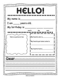 Pen Pal Friendly Letter Template Teaching Writing Friendly Letter Template Pen Pal Letters