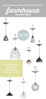 Another trick is to bring the lights closer than the ceiling. Recessed Lighting Conversion Kits For The Frill Of It