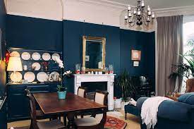Alex S Deep Blue Living Room Makeover Ao Life Live Blue Living Room Navy Curtains Living Room Blue Curtains Living Room