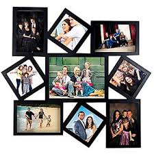 Upload your own photos and easily customize templates to create a unique piece of wall art. Buy Gift World Large 9 In 1 Designer Photo Frame Collage Black Online 1150 From Shopclues