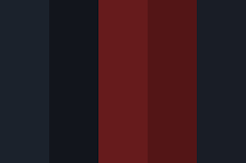 This is a deeper shade of classic, calmer, but still passionate, rich, and inviting. Dark Red And Black Color Palette