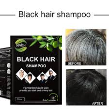 White roots on top of dark brown dye, but now it has mellowed into a beautiful snowy white. Cross Border Plant One Wash Black Dye To Cover White Hair White Hair To Black Hair Natural Black Shampoo Black Hair Dye Cream