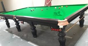 Now that's for the table itself, without taking into account the added area that's required to be able to play. Full Size Billiards Snooker Table Certifications Iso 9001 2015 Price 150000 Inr Set Id C6151058